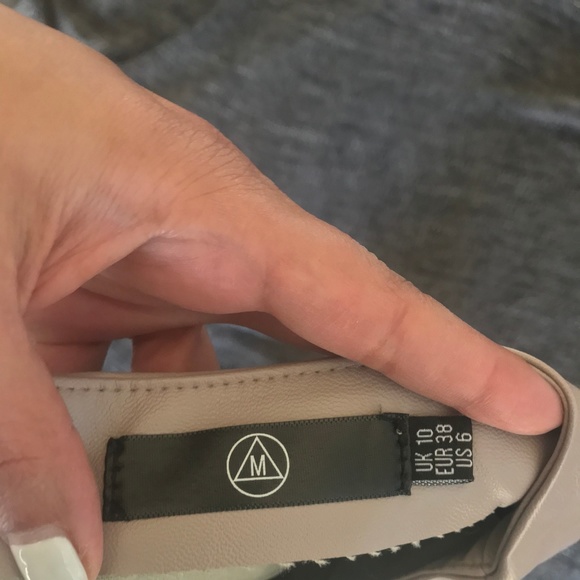 Missguided Gray Faux Leather Mini Skirt - Picture 6 of 6